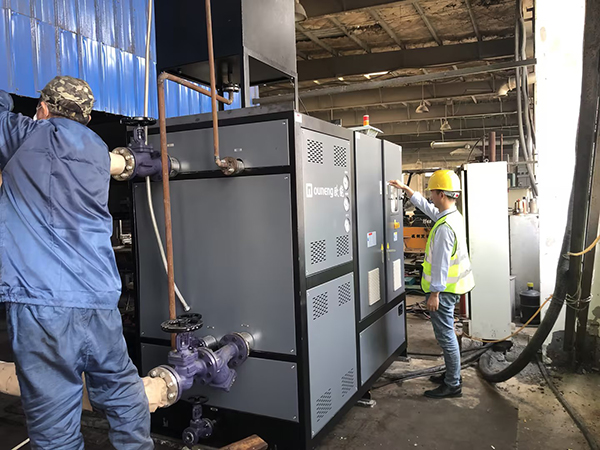 玻璃纖維板熱壓機(jī)控溫電加熱有機(jī)熱載體爐「歐能機(jī)械」 其他行業(yè)控溫解決方案